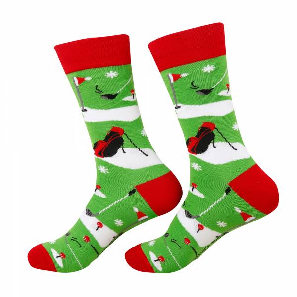 SKB03 Golf Christmas Sock