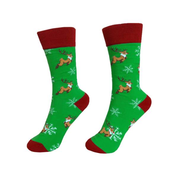 SKB06 Reindeer Christmas Sock