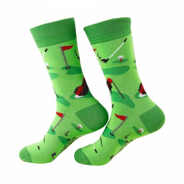 SKL17 Green Golf Bamboo Sock 6-11