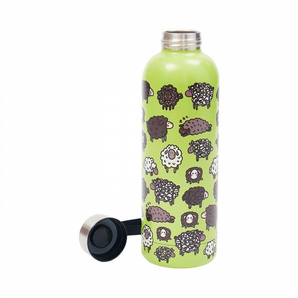 T28 Green Cute Sheep Thermal Bottle