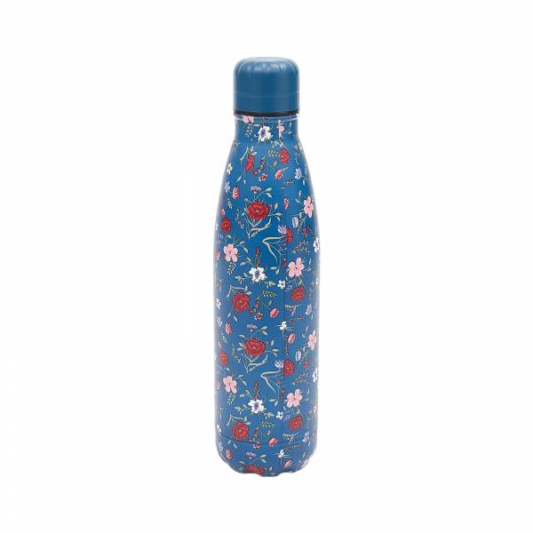 T40 Navy Floral Thermal Bottle