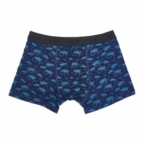 U04 Navy 4x4  Bamboo Underpant M