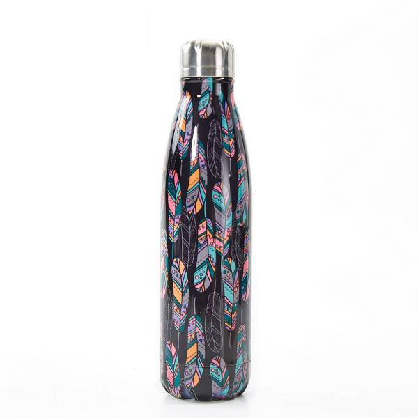 T07 Black Feather Thermal Bottle