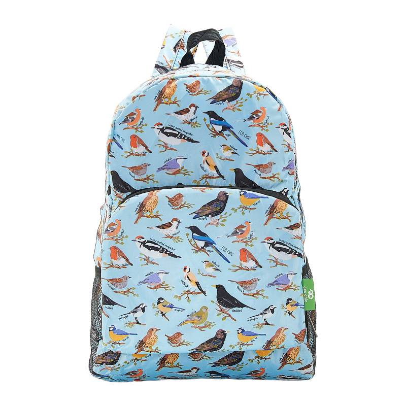 B16 Blue Wild Birds Backpack x2